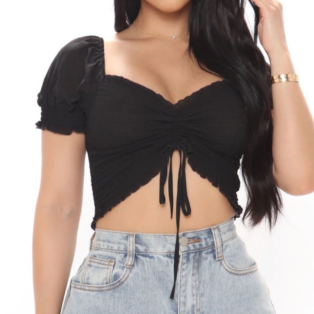 Love tree crop top